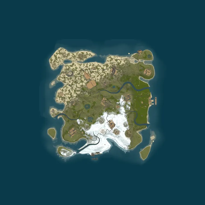 Map of Pine Hosting - Rust Server