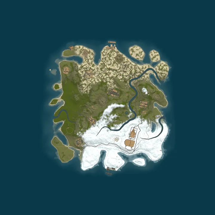 Map of StableRust 4 Noobs [Solo/Duo/Trio] | Monthly | Low Upkeep