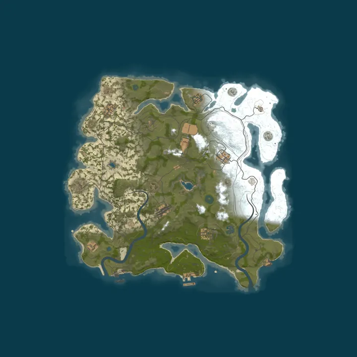 Map of Rust4Noobs | Solo only | Softcore 50% Bi-Weekly | No BP Wipe