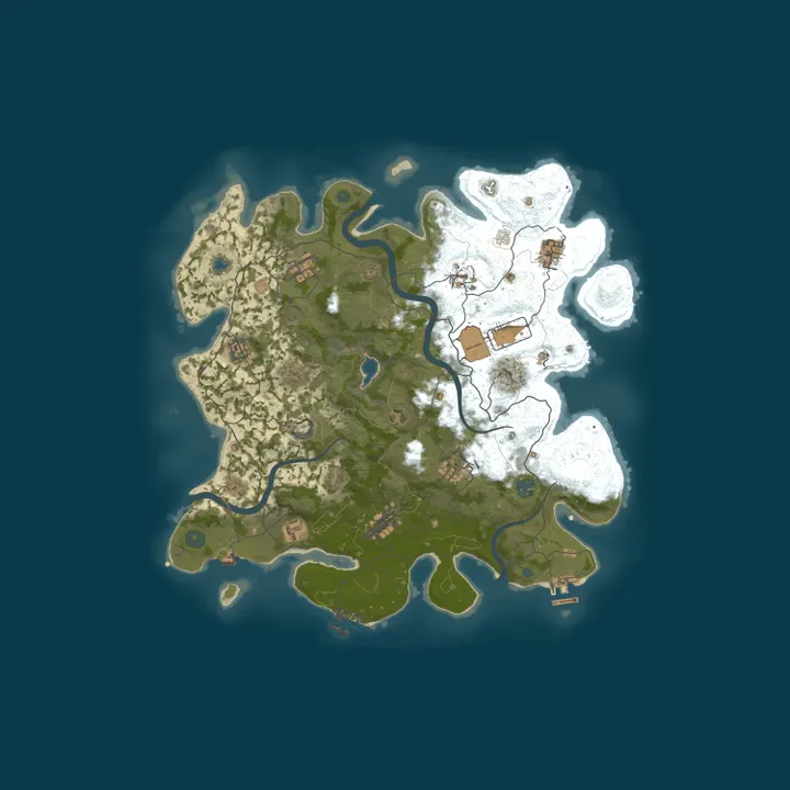 Map of APEX WASTELANDS Vanila + Noob Friendly