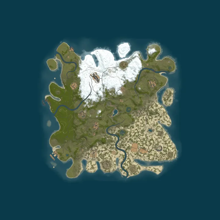 Map of FAR: Serene PvE [EU Biweekly]