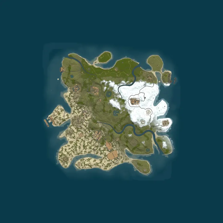 Map of [Ru] [beginners] Vanilla survival