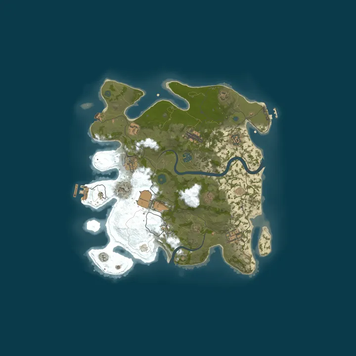 Map of RustSide Solo/Duo/Trio 2x | JUST FULLWIPED 20.09 09/20