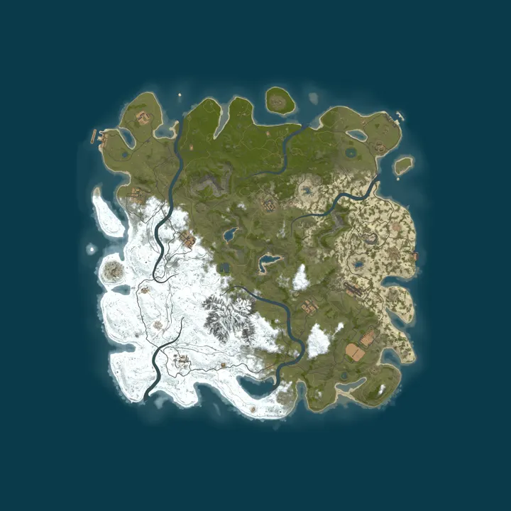 Map of GODLESS GAMING | 2x Loot | FRESH SERVER