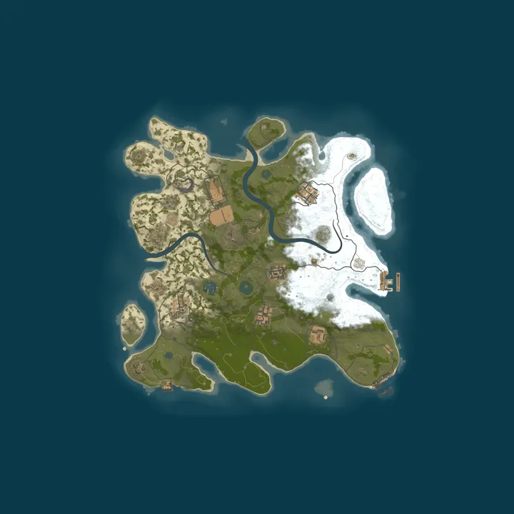 Map of RustyKing 5X | Solo Only | Easy Start - Fast Progress