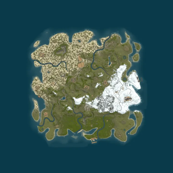 Map of [EU/FIN] Serene Island 5K