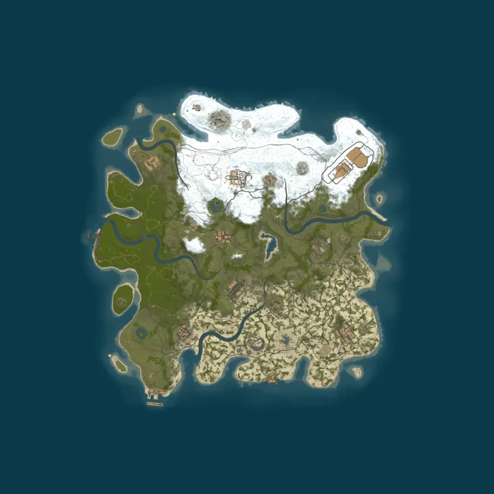 Map of My Untitled Rust Server