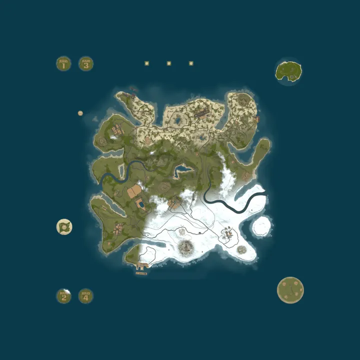 Map of [LATAM] [BR] RUSTALIA PVE | Wiped: 13d 11h