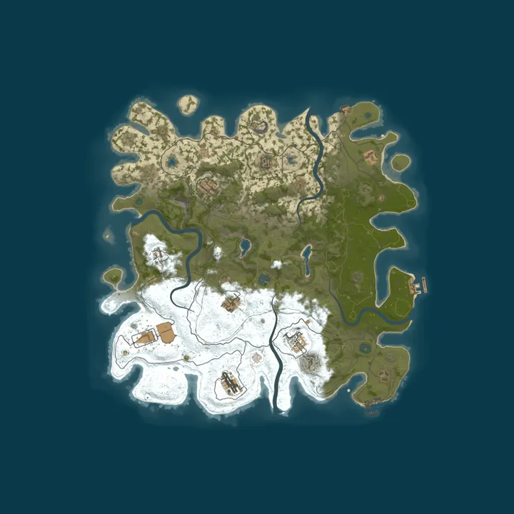 Map of Absolute PVE Criminal RaidableBaseNPC|NPC|RPG|&More