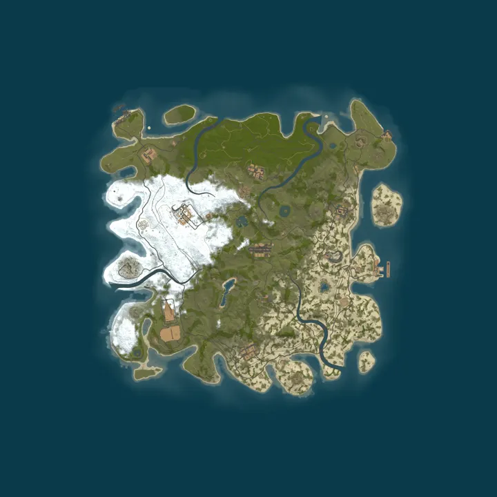 Map of [Moved to IP 135.148.150.57:28015] Rustinction 2x