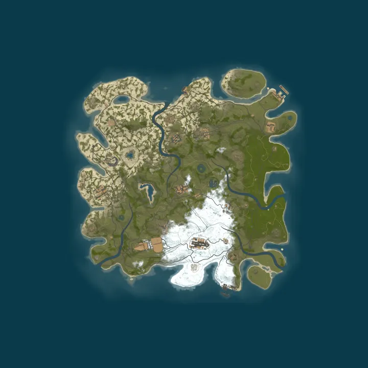 Map of ZLOY RUST 2x | ДЛЯ НОВИЧКОВ | RaidBases | Wipe 11.10