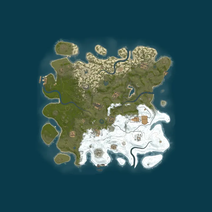 Map of [RU] MATRIX RUST | VANILLA X2 | WIPE 08.10