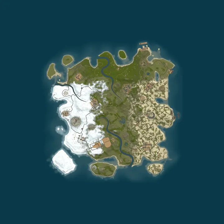 Map of [EU] MapleRust 1x Solo/Duo | 50% Upkeep | Raid Time