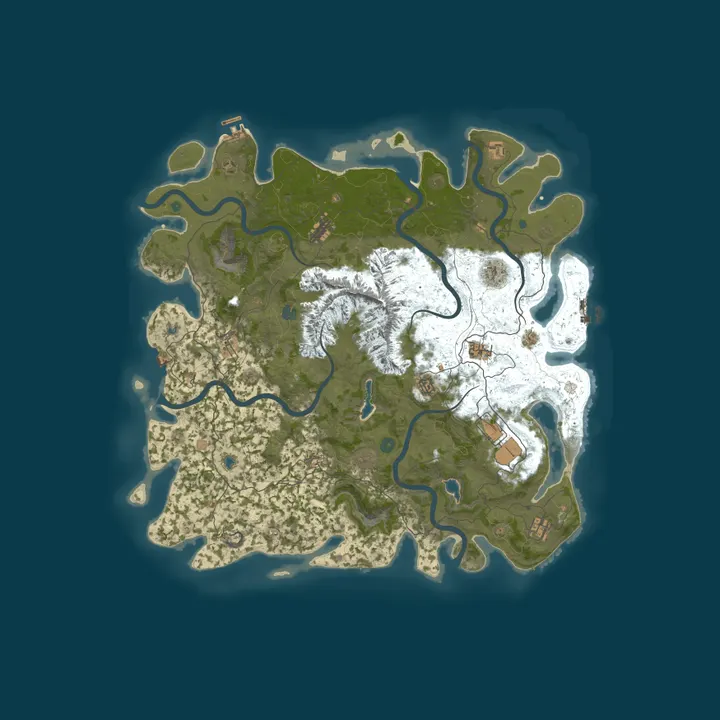 Map of KINGSMAN RUST PVE #1 {х5-20|FREE SKINS|CRAFT|RAID}