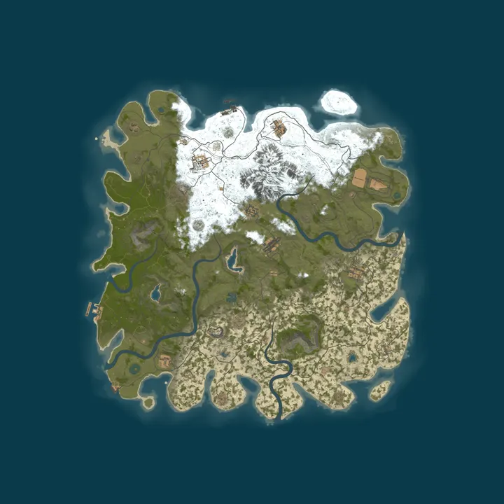 Map of Kuzbass x2 Classic| next wipe 15 октября