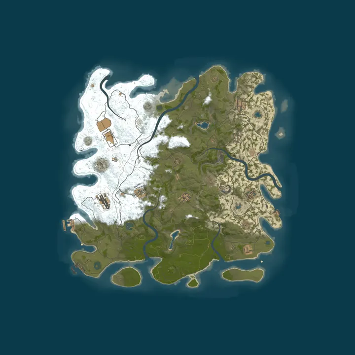 Map of Brainless Rust Players