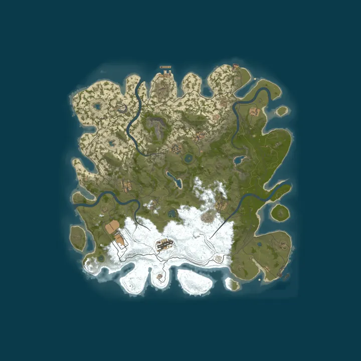 Map of RustWay Solo/Duo/Trio EU | Full wipe 12.10